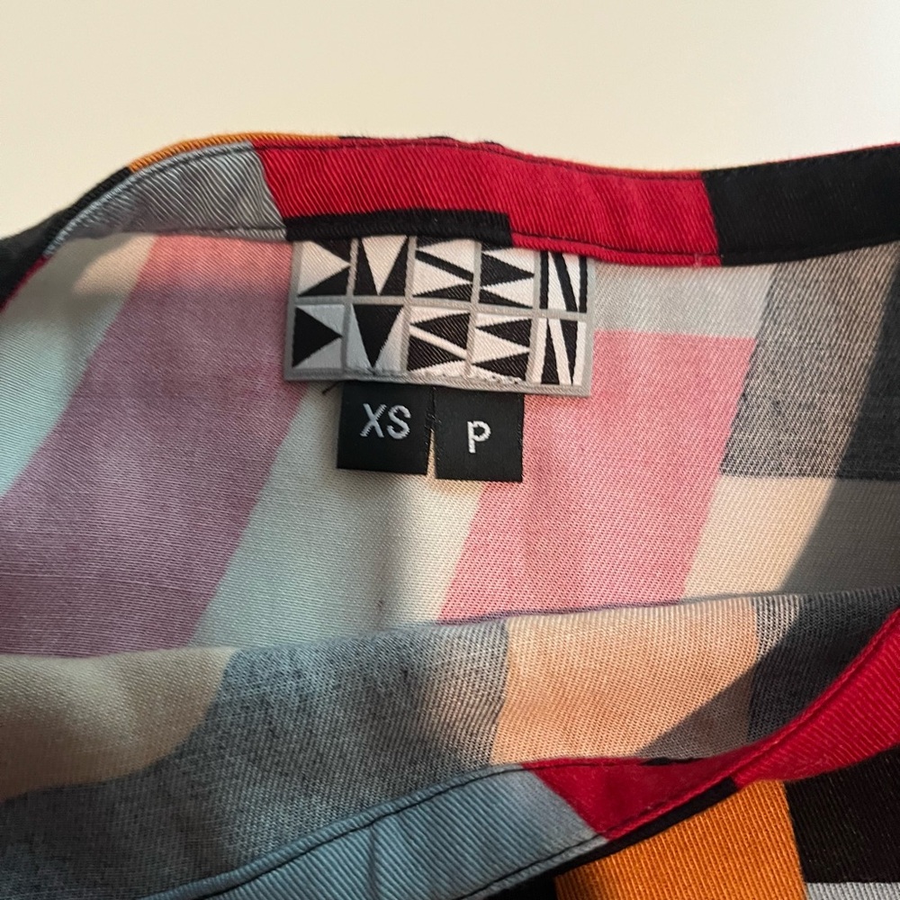 Colorful Geometric Midi Dress - Picture 2 of 2